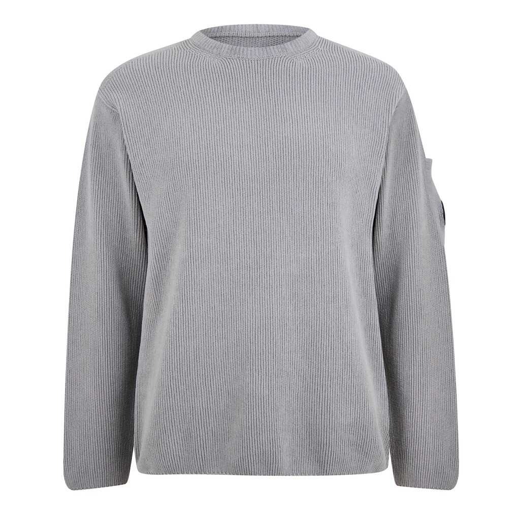 CP Company Knitwear - Crew Neck - Driz Grey 913